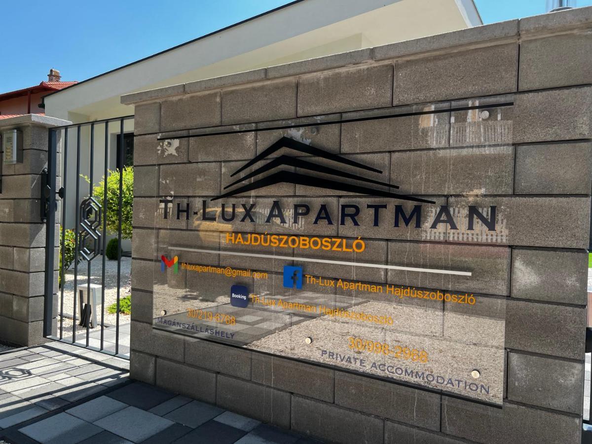 Th-Lux Apartman Hajdúszoboszló Exterior foto